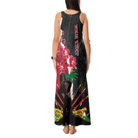 Personalised Ayiti Neg Marron Tank Maxi Dress Dashiki Mix Polynesian Pattern LT01 - Polynesian Pride