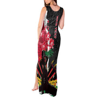 Personalised Ayiti Neg Marron Tank Maxi Dress Dashiki Mix Polynesian Pattern LT01 - Polynesian Pride