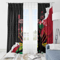 Ayiti Neg Marron Window Curtain Dashiki Mix Polynesian Pattern LT01 - Polynesian Pride