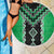 Green Niho Taniwha Mix Poutama Beach Blanket Unique Taniko Aotearoa