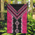 Pink Niho Taniwha Mix Poutama Garden Flag Unique Taniko Aotearoa