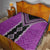 Purple Niho Taniwha Mix Poutama Quilt Unique Taniko Aotearoa