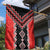 Red Niho Taniwha Mix Poutama Garden Flag Unique Taniko Aotearoa