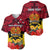 Personalised Papua New Guinea Baseball Jersey Bird Of Paradise Mix Polynesian Pattern LT01 - Polynesian Pride