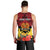 Personalised Papua New Guinea Men Tank Top Bird Of Paradise Mix Polynesian Pattern LT01 - Polynesian Pride