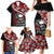 Hawaii Halloween Family Matching Mermaid Dress and Hawaiian Shirt Hibiscus Skull Kakau Pattern LT01 - Polynesian Pride