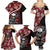 Hawaii Halloween Family Matching Summer Maxi Dress and Hawaiian Shirt Hibiscus Skull Kakau Pattern LT01 - Polynesian Pride