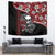 Hawaii Halloween Tapestry Hibiscus Skull Kakau Pattern LT01 - Polynesian Pride