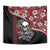 Hawaii Halloween Tapestry Hibiscus Skull Kakau Pattern LT01 - Polynesian Pride