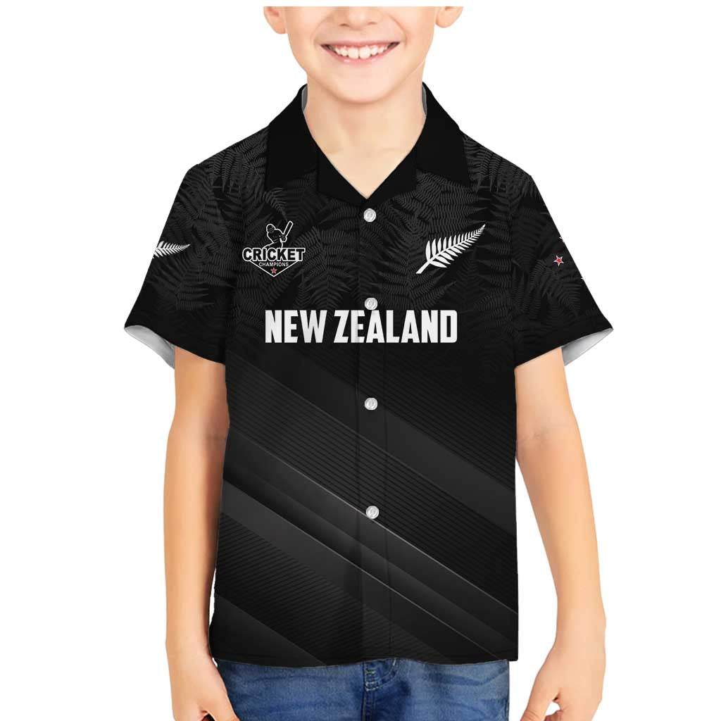 Custom New Zealand Cricket Family Matching Mermaid Dress and Hawaiian Shirt Aotearoa Black Cap Come On