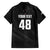Custom New Zealand Cricket Family Matching Off The Shoulder Long Sleeve Dress and Hawaiian Shirt Aotearoa Black Cap Come On