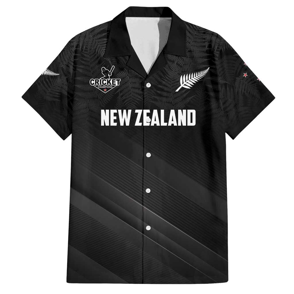 Custom New Zealand Cricket Family Matching Puletasi and Hawaiian Shirt Aotearoa Black Cap Come On