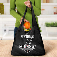 New Zealand Cricket Grocery Bag Aotearoa Black Cap Come On