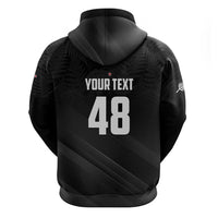 Custom New Zealand Cricket Hoodie Aotearoa Black Cap Come On