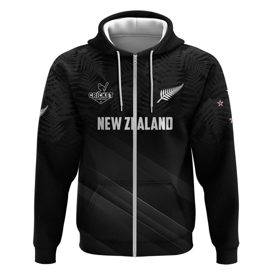 Custom New Zealand Cricket Hoodie Aotearoa Black Cap Come On