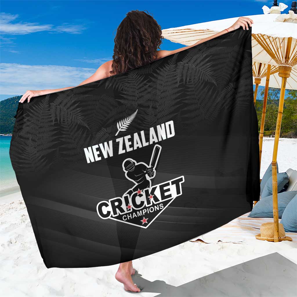 New Zealand Cricket Sarong Aotearoa Black Cap Come On