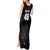 Custom New Zealand Cricket Tank Maxi Dress Aotearoa Black Cap Come On