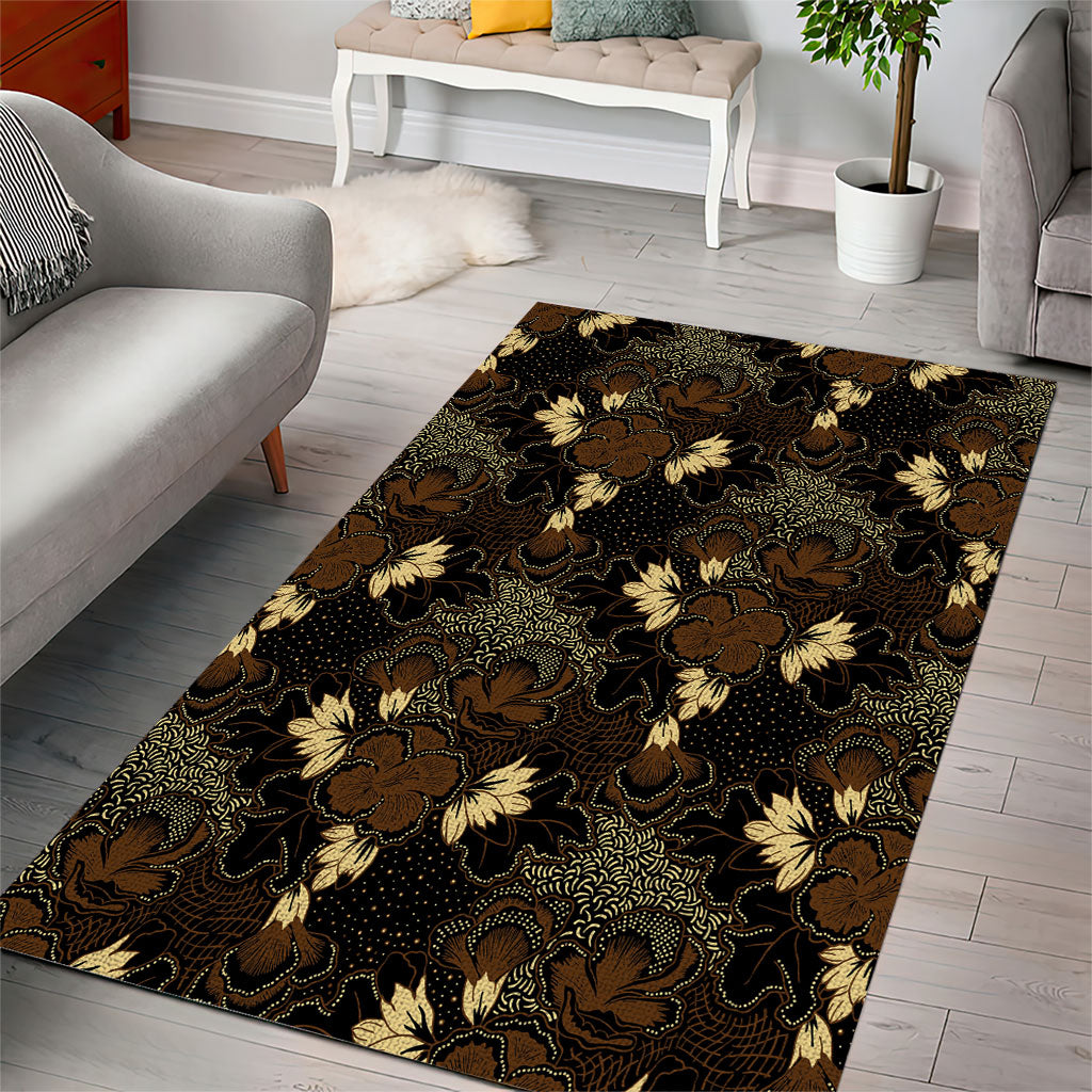 Javanese Batik Semen Area Rug Indonesian Traditional Pattern LT01 - Polynesian Pride
