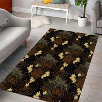 Javanese Batik Semen Area Rug Indonesian Traditional Pattern LT01 - Polynesian Pride