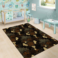 Javanese Batik Semen Area Rug Indonesian Traditional Pattern LT01 - Polynesian Pride