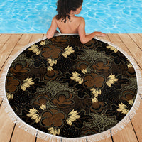 Javanese Batik Semen Beach Blanket Indonesian Traditional Pattern LT01 - Polynesian Pride