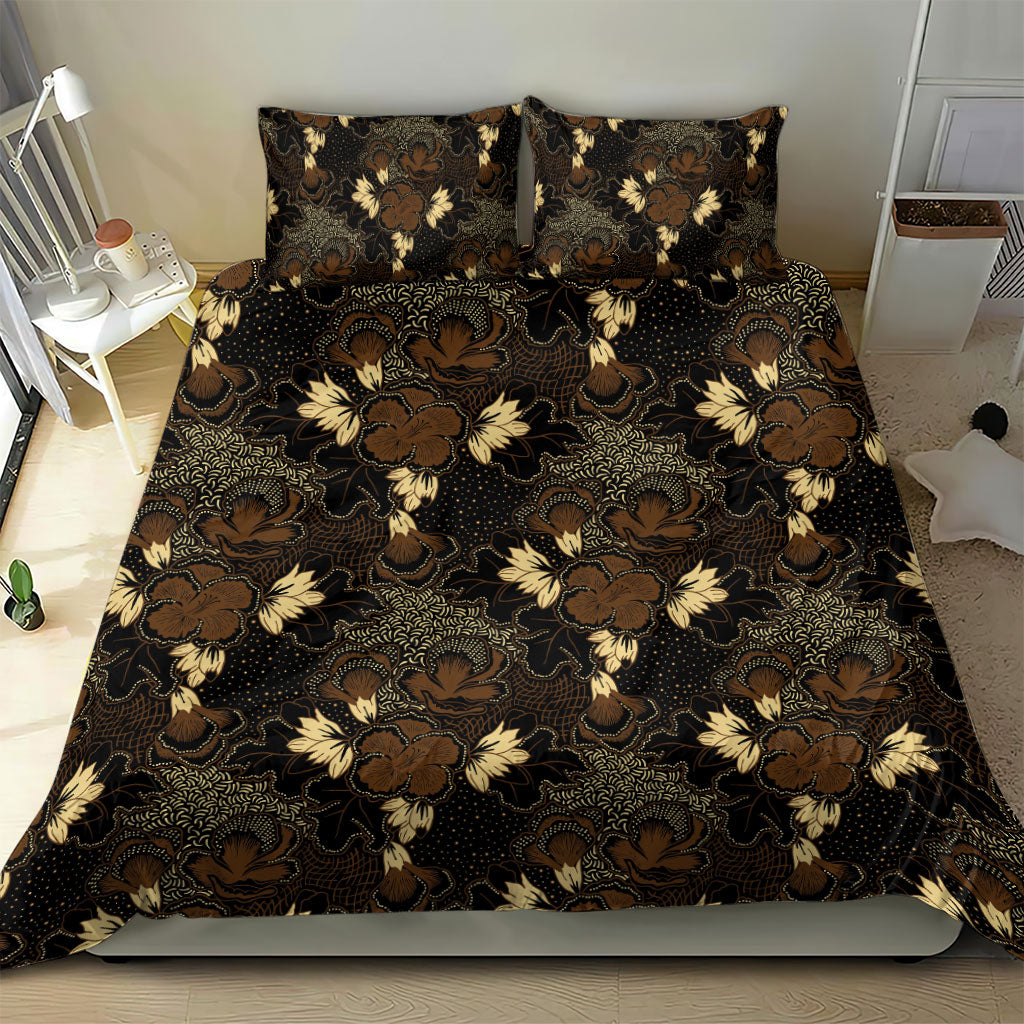 Javanese Batik Semen Bedding Set Indonesian Traditional Pattern LT01 - Polynesian Pride