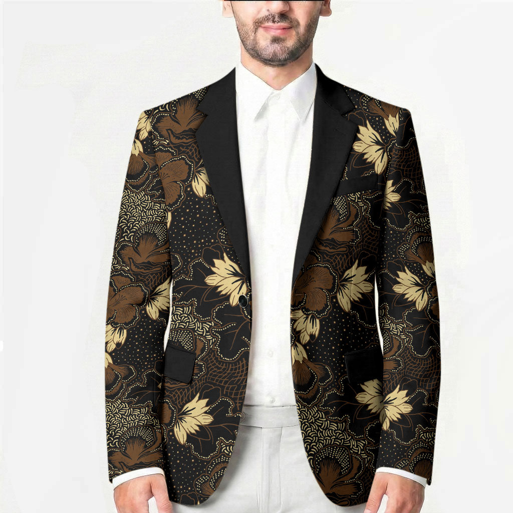 Javanese Batik Semen Blazer Indonesian Traditional Pattern LT01 - Polynesian Pride