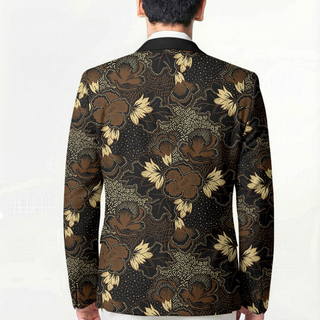 Javanese Batik Semen Blazer Indonesian Traditional Pattern LT01 - Polynesian Pride