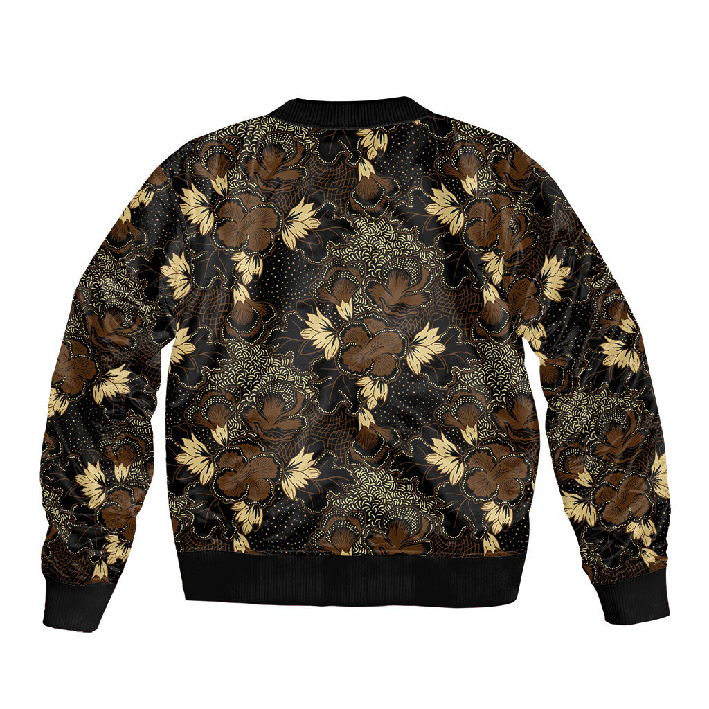 Javanese Batik Semen Bomber Jacket Indonesian Traditional Pattern LT01 - Polynesian Pride