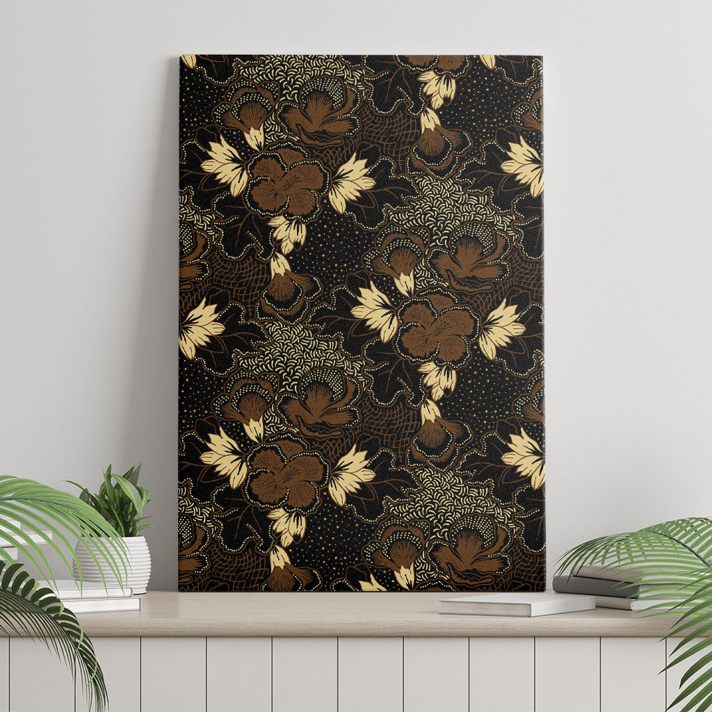 Javanese Batik Semen Canvas Wall Art Indonesian Traditional Pattern LT01 - Polynesian Pride