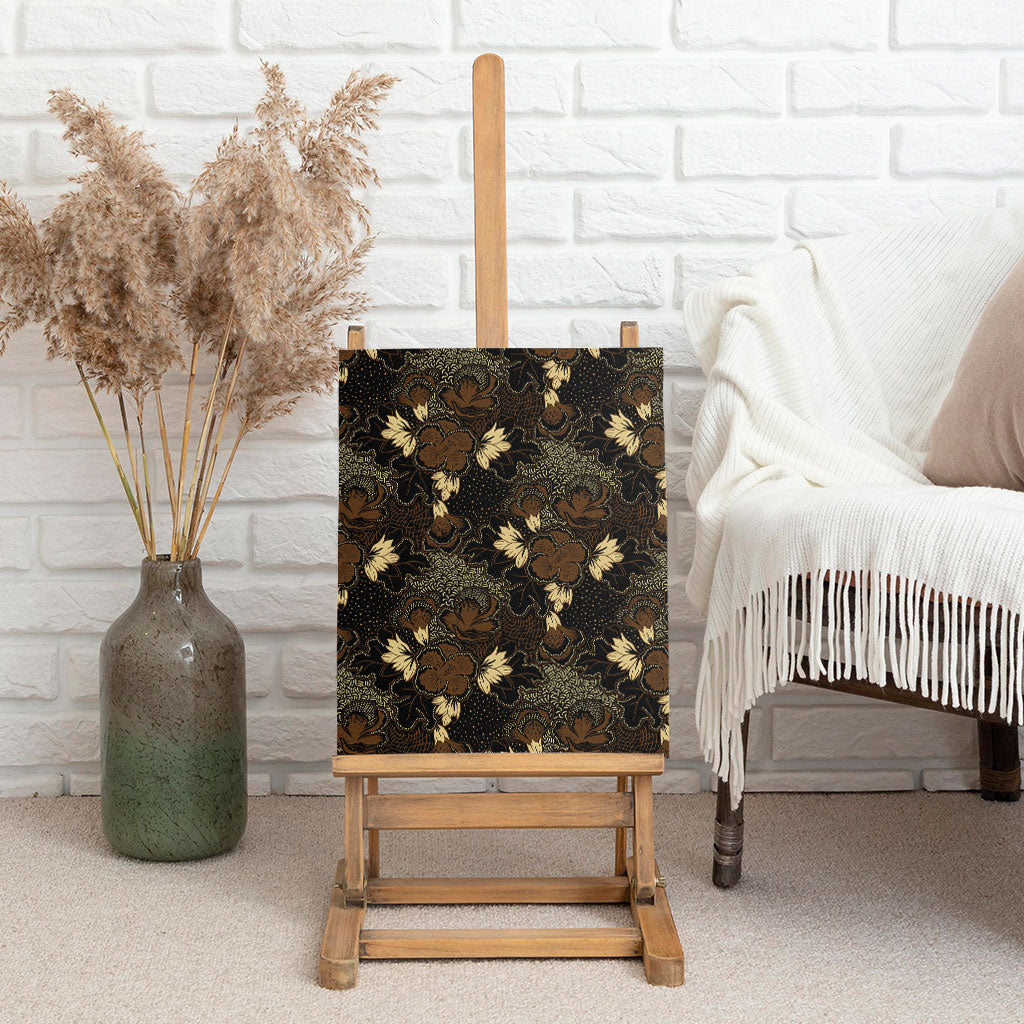 Javanese Batik Semen Canvas Wall Art Indonesian Traditional Pattern LT01 - Polynesian Pride