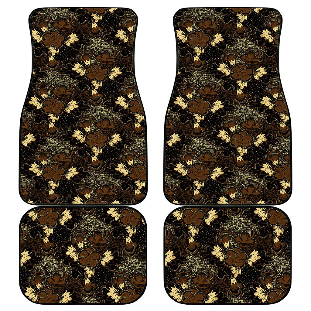 Javanese Batik Semen Car Mats Indonesian Traditional Pattern LT01 - Polynesian Pride