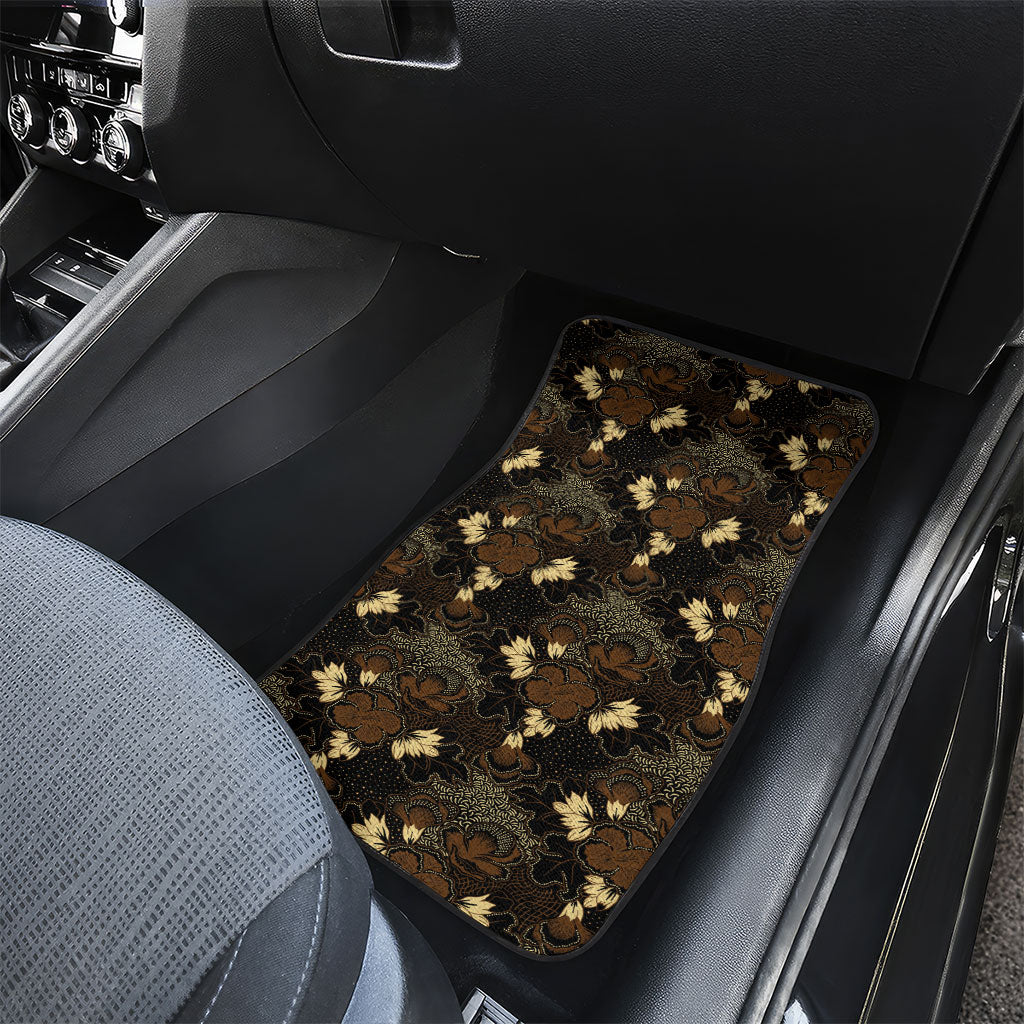 Javanese Batik Semen Car Mats Indonesian Traditional Pattern LT01 - Polynesian Pride