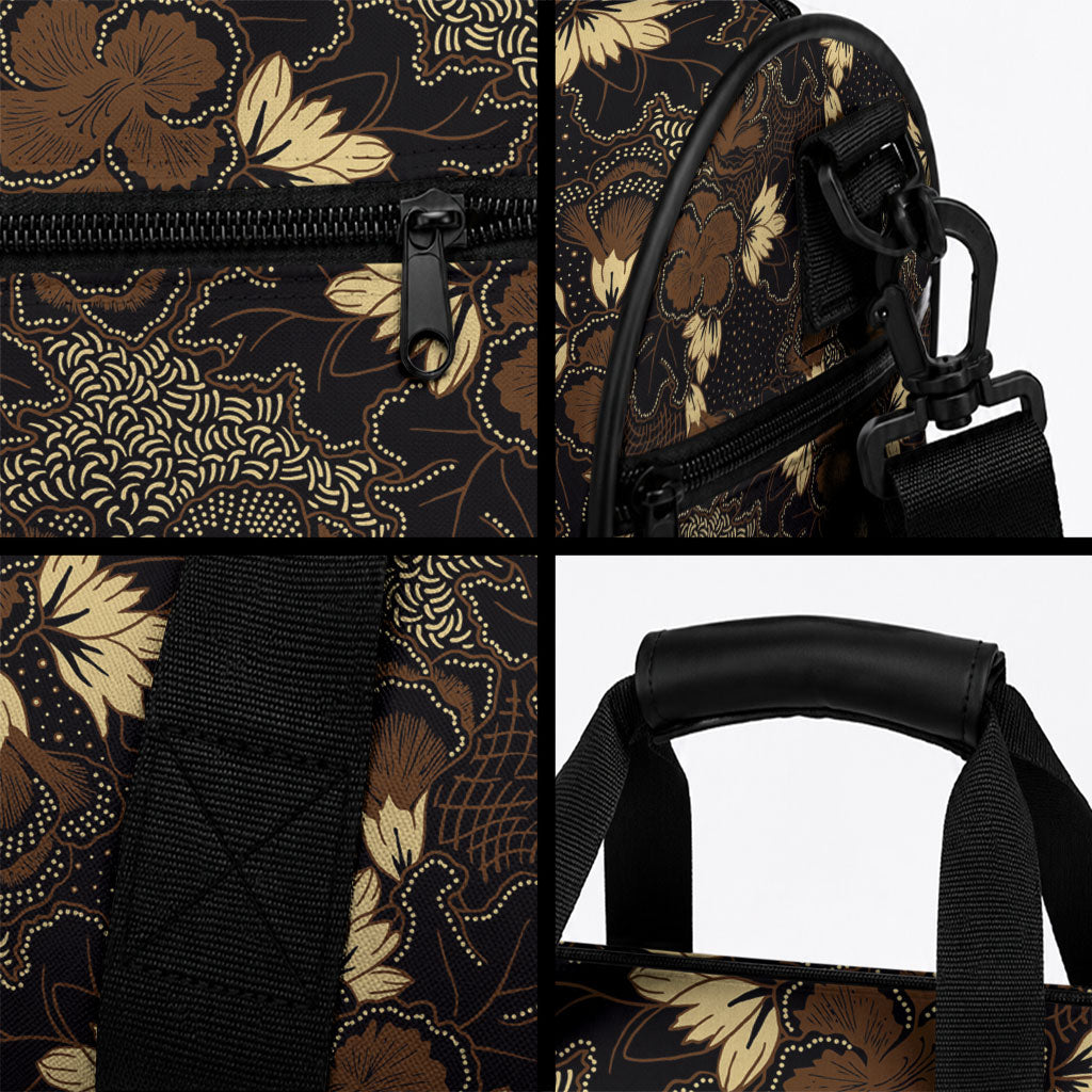 Javanese Batik Semen Duffle Bag Indonesian Traditional Pattern LT01 - Polynesian Pride