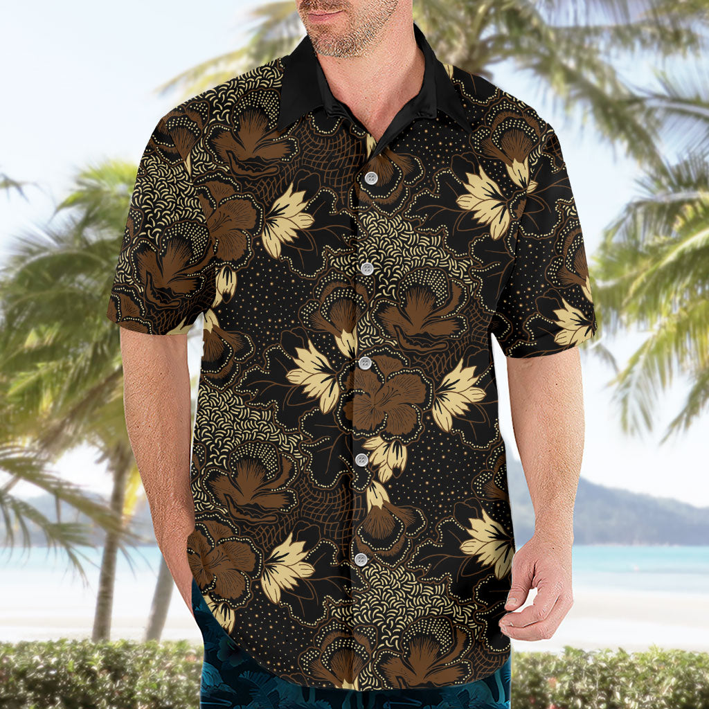 Javanese Batik Semen Hawaiian Shirt Indonesian Traditional Pattern LT01 - Polynesian Pride
