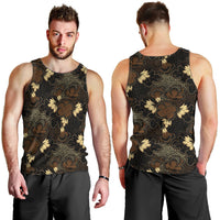 Javanese Batik Semen Men Tank Top Indonesian Traditional Pattern LT01 - Polynesian Pride