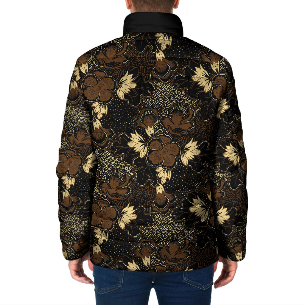 Javanese Batik Semen Padded Jacket Indonesian Traditional Pattern LT01 - Polynesian Pride