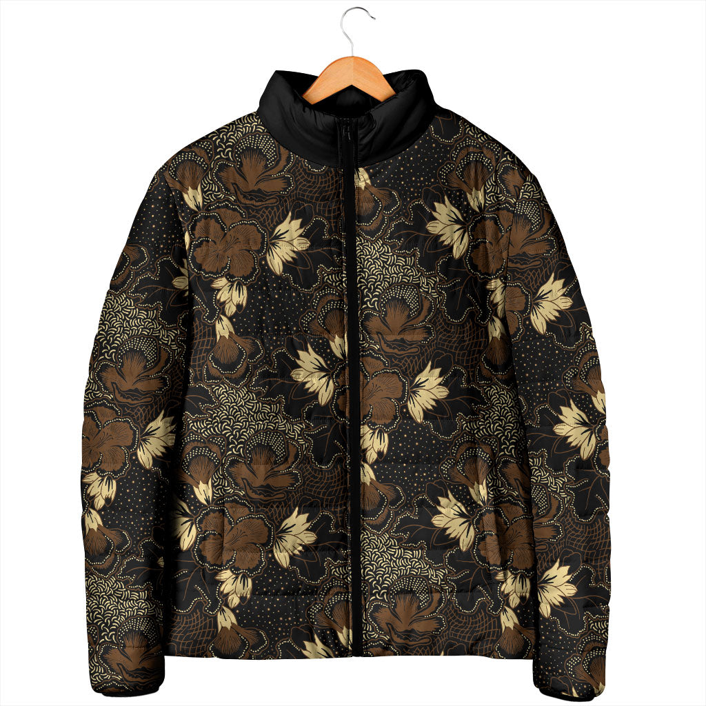 Javanese Batik Semen Padded Jacket Indonesian Traditional Pattern LT01 - Polynesian Pride
