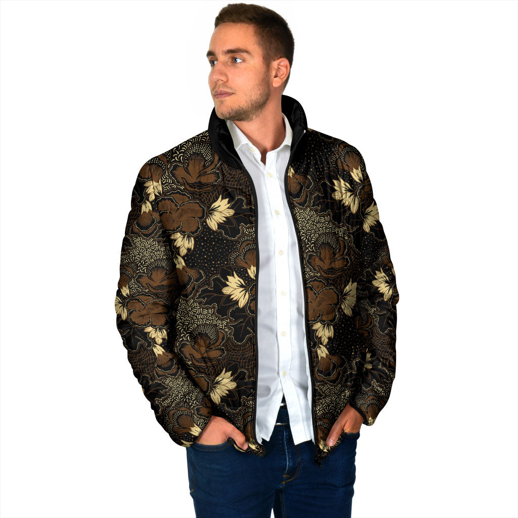 Javanese Batik Semen Padded Jacket Indonesian Traditional Pattern LT01 - Polynesian Pride
