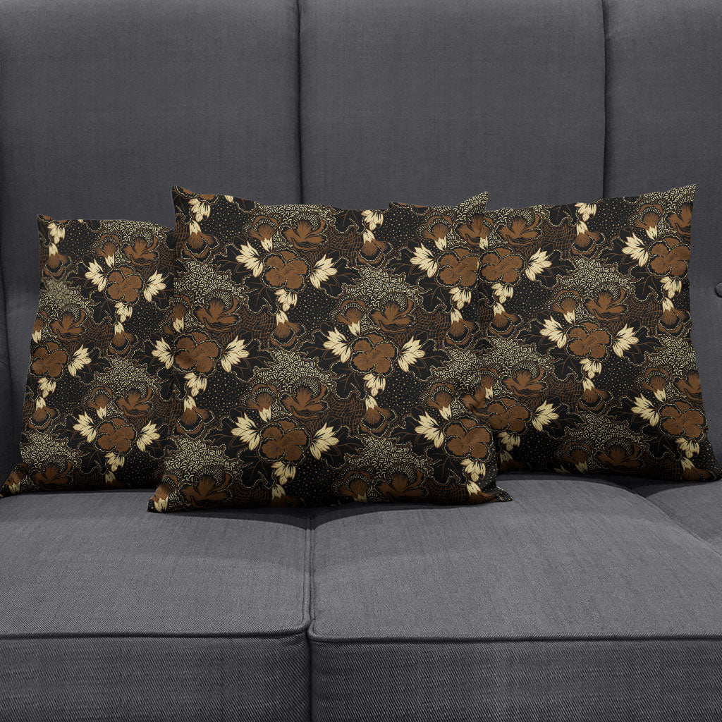 Javanese Batik Semen Pillow Cover Indonesian Traditional Pattern LT01 - Polynesian Pride
