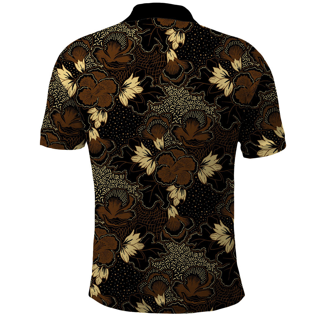 Javanese Batik Semen Polo Shirt Indonesian Traditional Pattern LT01 - Polynesian Pride