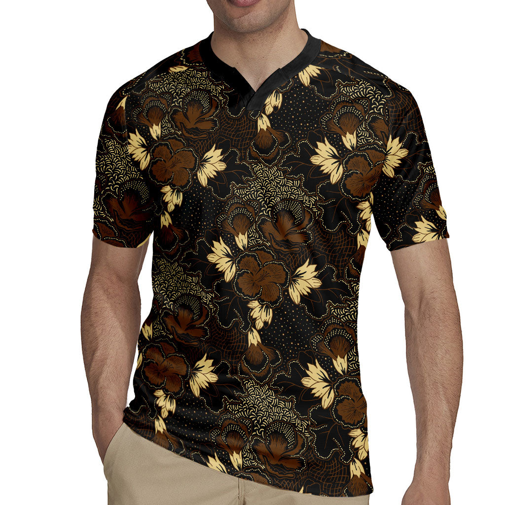 Javanese Batik Semen Rugby Jersey Indonesian Traditional Pattern LT01 - Polynesian Pride
