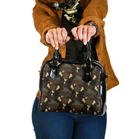 Javanese Batik Semen Shoulder Handbag Indonesian Traditional Pattern LT01 One Size Black - Polynesian Pride