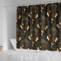 Javanese Batik Semen Shower Curtain Indonesian Traditional Pattern LT01 - Polynesian Pride