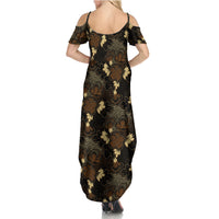Javanese Batik Semen Summer Maxi Dress Indonesian Traditional Pattern LT01 - Polynesian Pride
