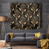 Javanese Batik Semen Tapestry Indonesian Traditional Pattern LT01 Black - Polynesian Pride