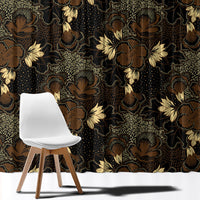 Javanese Batik Semen Window Curtain Indonesian Traditional Pattern LT01 - Polynesian Pride