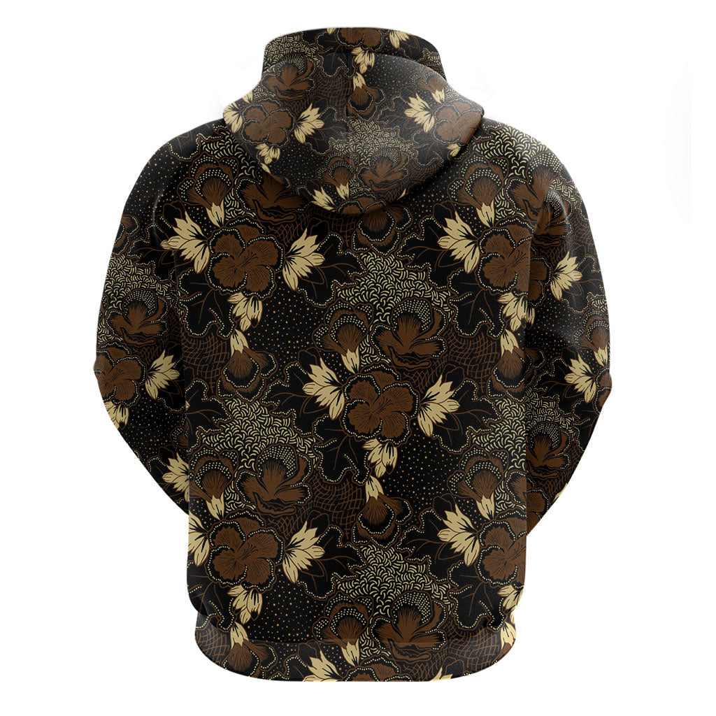 Javanese Batik Semen Zip Hoodie Indonesian Traditional Pattern LT01 - Polynesian Pride