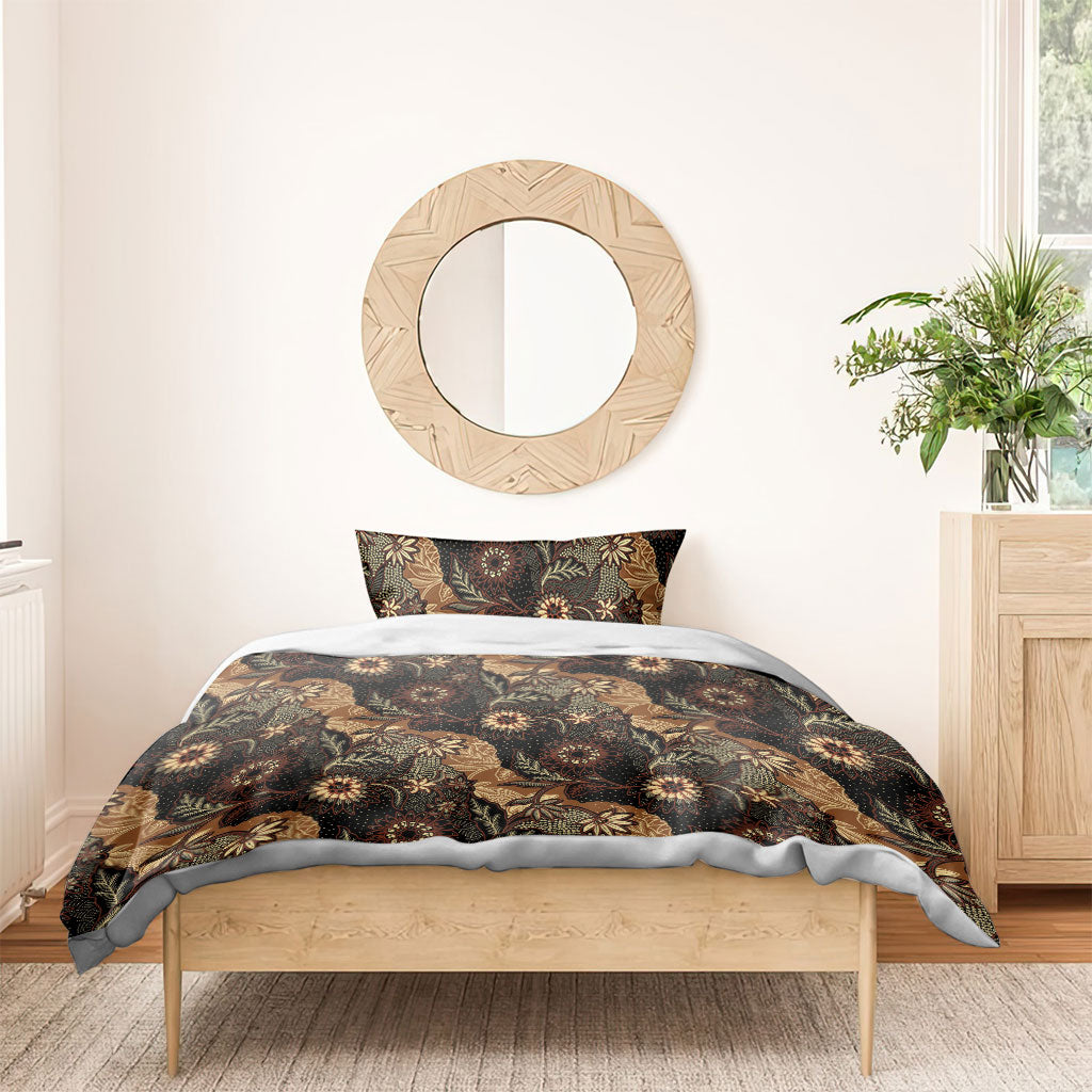 Batik Pedalaman Semen Lereng Style Bedding Set Indonesian Traditional Pattern LT01 - Polynesian Pride