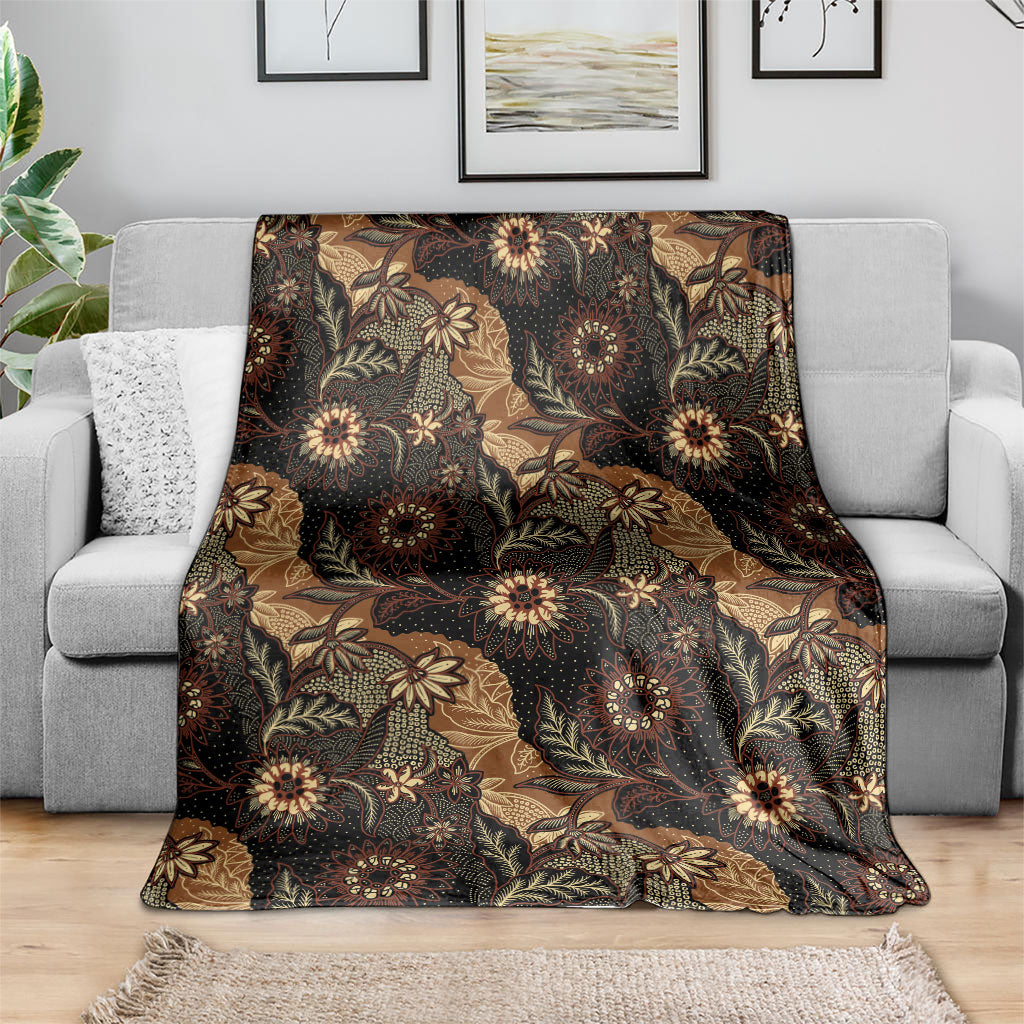 Batik Pedalaman Semen Lereng Style Blanket Indonesian Traditional Pattern